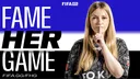 FIFAe FAME HER GAME banner