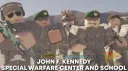 John F. Kennedy Special Warfare Center and School banner