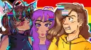 ∿•⊰ꢭ Café⋆Friendzys ꢭ⊱•∿ Banner