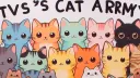 Cat armiy extreme cozi crazy content den of happiness and joy cuties kitties and any other species banner