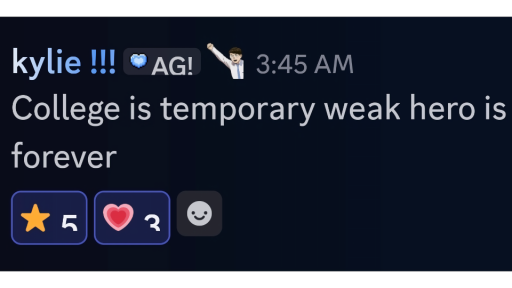 𝐖𝐞𝐚𝐤 𝐇𝐞𝐫𝐨 Discord server banner