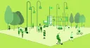 Grass banner