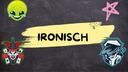 Ironisch Banner