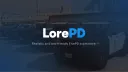 LorePD banner
