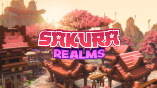 Sakura Realms Minecraft Survival 1.21+ Discord server banner