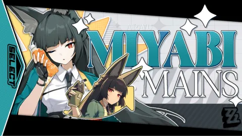 Miyabi Mains 𖤍 Zenless Zone Zero banner