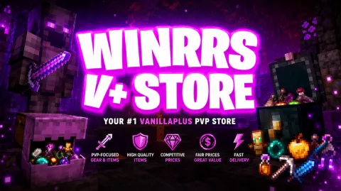 Winrr's V+ Store banner