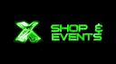 X: Shop & Events banner