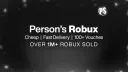person's robux banner