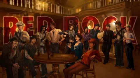 𐔌 ㆍ Red Rock County 🌵🏜 ⸝⸝ {1877 - Wild West RP} 。 banner