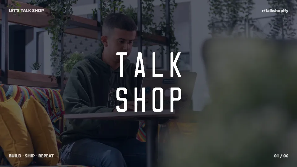 Talk Shop Discord server banner