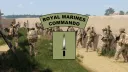 45 Commando Battalion banner