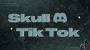 Skull Tik Tok banner