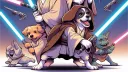 Animals with Lightsabers banner