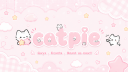 ❀࿐°. ༢.    𐔌🎀 ꒱  Catpie  .  Social  .  Active   . Giveaways. Discord server banner