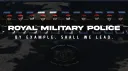|BA| Royal Military Police banner