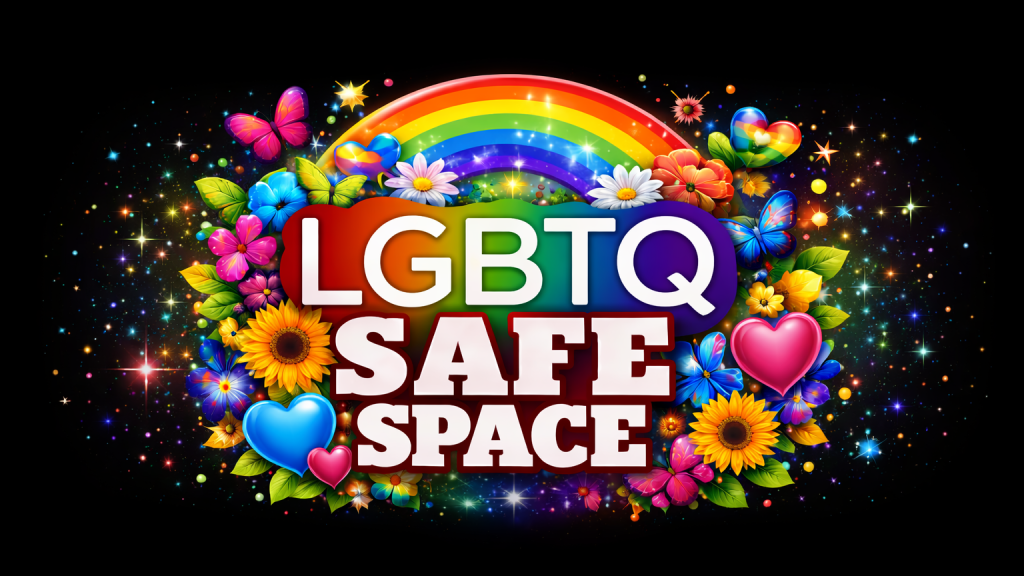 LGBTQ+ Safe Space Discord server banner
