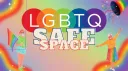 LGBTQ+ Safe Space banner