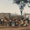 1st Plt E Co, 2/1 banner