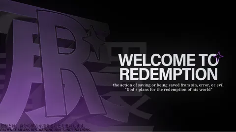 Redemption banner