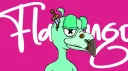 The Flamingo banner