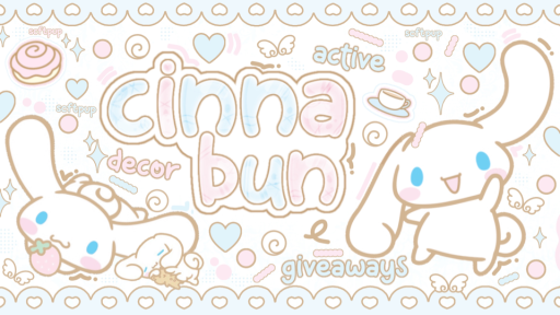 ૮₍ ˶ᵔ ᵕ ᵔ˶ ₎ა cinnαbun 🪽 ⊹ giveαwαysㆍdecorㆍsociαl Discord server banner