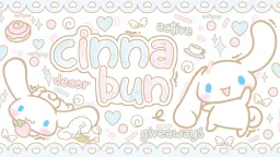૮₍ ˶ᵔ ᵕ ᵔ˶ ₎ა cinnαbun 🪽 ⊹ giveαwαysㆍdecorㆍsociαl server banner