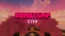 2B SOON+NITRO PREM RN! DonutSMP City banner