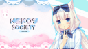 ．🌸　﹐  Nekos Society┊ 20K Discord server banner