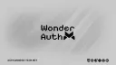 Wonder Auth 🤍 . banner