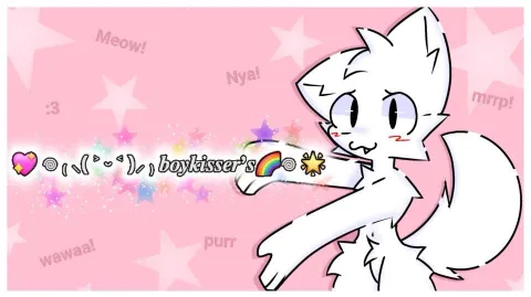 💖 𖦹 ₍ ⸜( ˃ ᵕ ˂ )⸝ ₎ 𝒃𝒐𝒚𝒌𝒊𝒔𝒔𝒆𝒓’𝒔🌈𖦹 🌟 banner