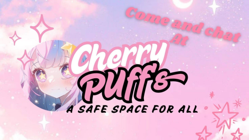 REVAMPINGG ૮꒰ ⸝⸝⸝⸝ ꒱ა Cherry Puffs ! Discord server banner