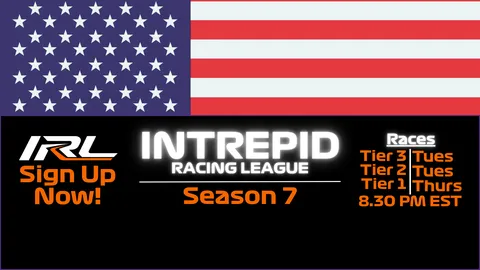 Intrepid Racing League banner