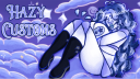⏾ Hazy ⋆ Customs ⟢ Discord server banner