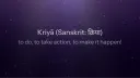Kriya banner