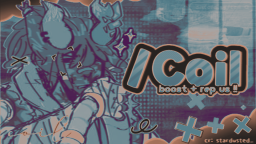 ࿔𔓘 /coil ⏝ི COIL TAG ✿ DJ2L server banner