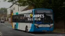 The Shires Bus Hub banner