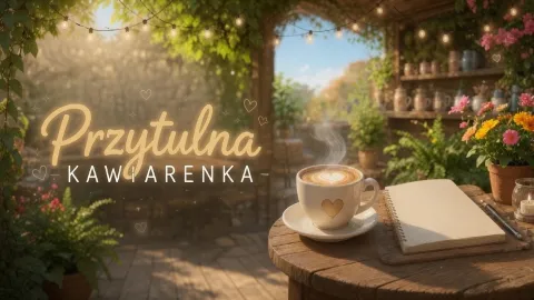 Przytulna kawiarenka banner