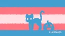 Trick or Trans 🎃🕸⋆ ˚。 ⋆ Discord server banner