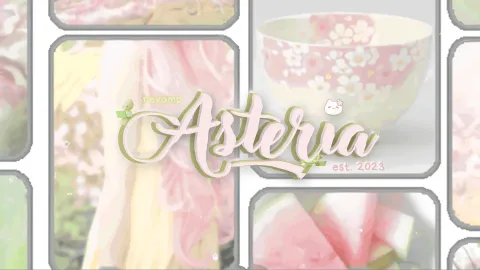 ৎ୭. asteria ' 🌸 banner