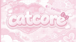 ₍ˆ. .ˆ₎⟆ catcore 🎀 +100 guilds . emotes . giveaways . social server banner