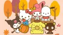 Sanrio Café 🦃 Stickers 🍂 Emotes 🥧 Hello Kitty 🍁 Giveaways banner