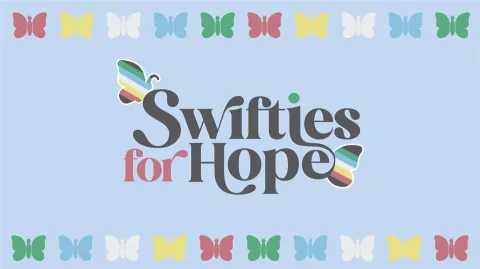 Swifties For Hope banner
