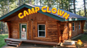 camp clown! ⛺🌈 Discord server banner
