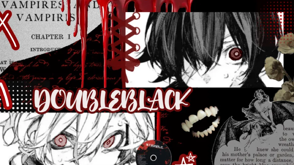 ˚₊‧┊❆ /doubleblack REVAMP Discord server banner