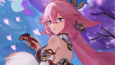 𐔌՞. .՞𐦯 gg/BlossomHaven 🌸 Discord server banner