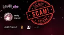 The scammer catfish Emely with level 1070 steam banner