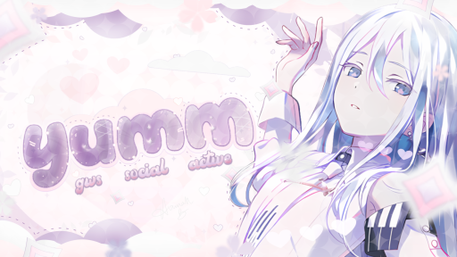 ୨୧ 𓂃 yumm ૮ . . ྀིა asktodm .dating .fun .hangout .giveaways .anime .dm .nitro . ۫ ꣑ৎ . Discord server banner