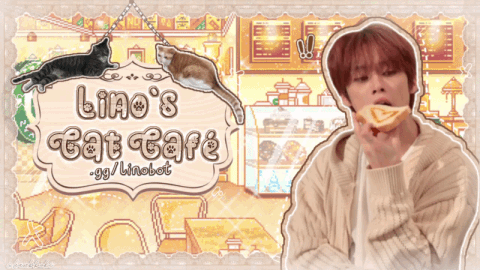 Lino's Cat Café banner