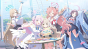 ( ´ • ·̫ • ` )    blossom  sky   ˙   active   ˙    vc   ˙   social Discord server banner